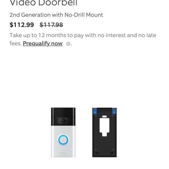 Ring Doorbell Camera - Picture 4 of 4